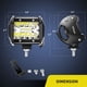 thumbnail image 2 of Pods de luz LED Nilight Flood Spot Combo x2 de 4 pulgadas y 60 W, 2 of 7