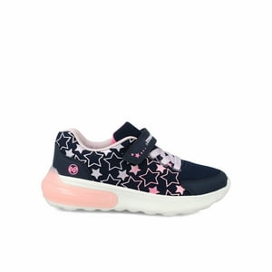 Zapatilla Niña Bubblegummers Flyn Azul Marino - Fucsia