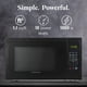 thumbnail image 2 of Horno microondas Farberware de 1.1 pies cúbicos, 1000 W de potencia, negro, 2 of 6