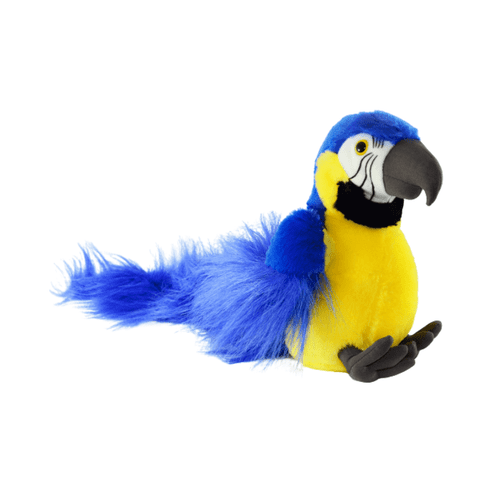 Peluche Loro Guacamayo Azul 25 cm Buinzoo
