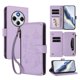 thumbnail image 1 of Funda Cartera Mariposa para [Xiaomi Redmi 14R] con Soporte y Cremallera Morado claro, 1 of 6