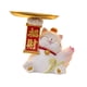thumbnail image 3 of Estatua De Gato De La Fortuna Con Bandeja, Decoración Feng Shui Para Entrada, Dormitorio, Estante Estilo B, 3 of 5