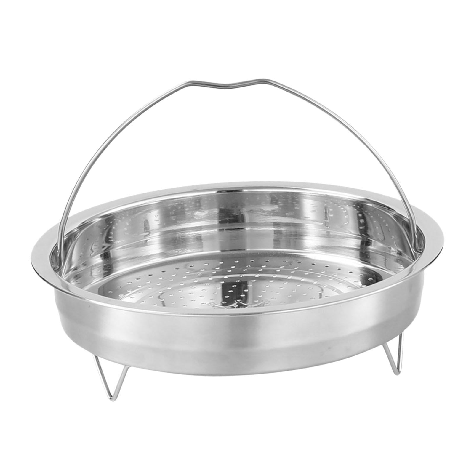 Magideal - Cesta Vaporera De Acero Inoxidable, Olla Vaporera Para Verduras, Rejilla Para , Patatas, Herramientas De Inserción Prácticas Y Portátiles Durader 22cm