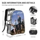 thumbnail image 2 of The OfficeMochila transparente temática, resistente y duradera, bolsa see-through para trabajo, deporte, universidad y viaje, 31 × 43 cm, 2 of 6