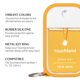thumbnail image 5 of Estuche de Silicona para Spray de Manos Touchland con Llavero, 30 ml - Orange Spritz, 5 of 5