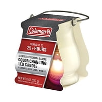 Coleman - Vela Led Citronela Que Cambia De Color 250 Ml