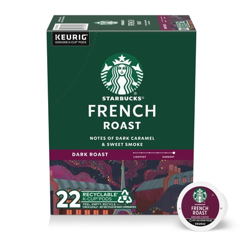 Cápsulas De Café Starbucks Dark Roast French Roast 22 Cápsulas