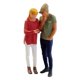 thumbnail image 5 of 1:64 Escala Pintada A Mano Modelo En Miniatura Pareja Figuras Parque Diorama Rose, 5 of 5