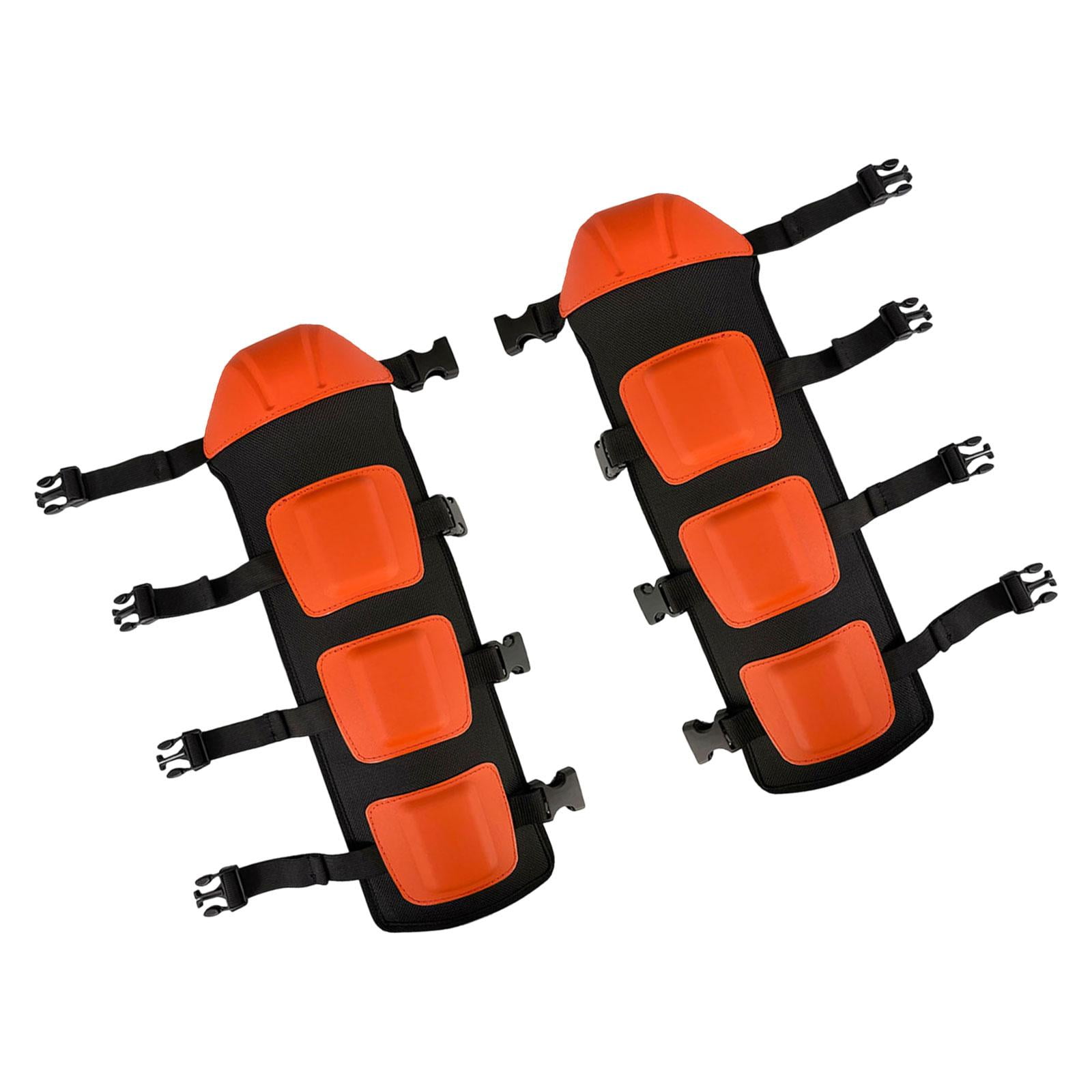 Magideal - 1 Par De Rodilleras De Jardinería, Protección Para Piernas, Correa Ajustable, 53 X 28 Cm, Para Bicicletas De Montaña, Acolchado Protector Rígido Versá