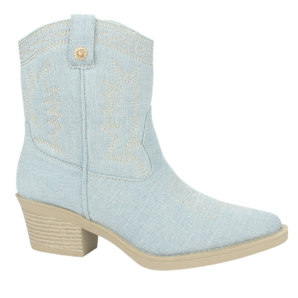 Botin Chalada Mujer Westtop-1 Azul Moda