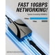 thumbnail image 2 of Adaptador USB4 a 10 Gigabit Ethernet SABRENT NT-P10G, 2 of 8