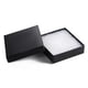 thumbnail image 1 of GEFTOL Cajas de Regalo para Joyería 20 unidades 3,5 x 3,5 x 1 pulgadas (9 x 9 x 2,5 cm) de cartón negro, pequeñas, para pendientes, collares y pulseras artesanales (Negro), 1 of 7