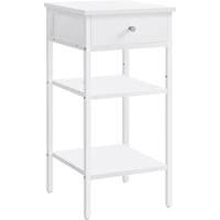 Casa Vinte - Velador Con Cajonera Halland Blanco