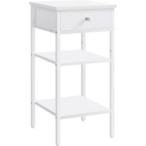 Casa Vinte - Velador Con Cajonera Halland Blanco