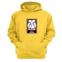 Genérico - Polerón Canguro La Casa De Papel Amarillo Talla M Unisex