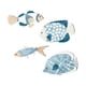 thumbnail image 5 of Juego De 4 Piezas De Decoración Costera De Peces De Madera Para El Hogar, Hotel, Decoración De Pared Costera Colgante, 5 of 5