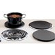 thumbnail image 3 of Heat Tamer Nordic Ware, acero aluminizado de 8 pulgadas, negro, 3 of 5