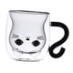 thumbnail image 1 of Taza De Doble Pared, Taza De Café Y Té De Animales Para Niños, Regalo De Cumpleaños Del Día De San Valentín, Mango De Gato Negro, 1 of 4