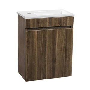 Stretto - Mueble Vanitorio Full Kit 46 X 26 Cm Petit Roble
