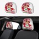 thumbnail image 1 of Tarta de Fresa Funda Protectora Universal para Reposacabezas de Coche, Funda Elástica para Reposacabezas de Asiento de Auto, Funda de Tela Antipolvo, Accesorios de Interior 2 Piezas, 1 of 6