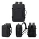 thumbnail image 4 of Mochila Cabina 48x30x25 Avión Deluxe Expandible Impermeable Negro Talla Única, 4 of 9