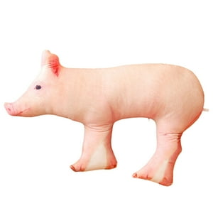 Genérico - Linda Almohada De Abrazo De Cerdo 3D, Cojín, Almohada De Cama Para Regalo De Inauguración De La Casa, 55X30Cm