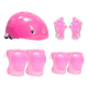thumbnail image 1 of "Casco Bicicleta Belug Set Niñas Casco Rodillera+codera+muñequeras Color Rosa Talla S ", 1 of 5