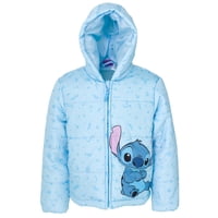 Abrigo De Invierno, Chaqueta Acolchada Disney Lilo & Stitch Girl Blue 5