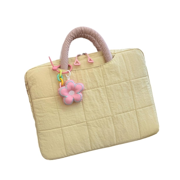 Funda Para Portátil De 16 Pulgadas, Ligera Y Elegante, Ideal Para El Trabajo, Viajes Y Oficina, Color Amarillo