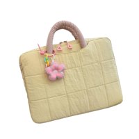 Bothyi - Funda Para Portátil De 16 Pulgadas, Ligera Y Elegante, Ideal Para El Trabajo, Viajes Y Oficina, Color Amarillo