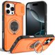 thumbnail image 1 of Funda para iPhone 15 Pro Max de 6.7 Pulgadas, Cubierta de Cámara Deslizante Incorporada y Soporte Giratorio con Anillo de Rotación de 360 °, Resistente y a Prueba de Golpes, Naranja, para iPhone 15, 1 of 8