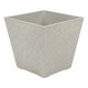 thumbnail image 2 of 2 Macetero Plastico Bajo Premium Base Cuadrada Conica Tamano S Beige, 2 of 3