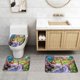 thumbnail image 2 of Juego de 3 Alfombras de Baño Isabella Encanto Terciopelo Coral, 2 of 6