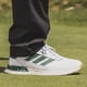 thumbnail image 4 of Zapatos de golf adidas S2G de piel sin púas 24 para hombre, blanco/verde, 4 of 5