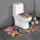 thumbnail image 1 of Juego de 3 Alfombras de Baño de Terciopelo Coral Moon Girl, 1 of 6