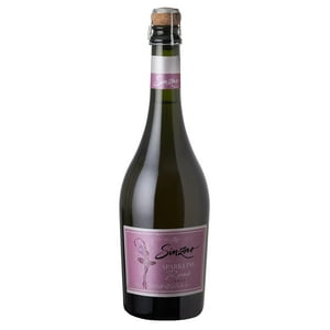 Sinzero Sparkling Rose-Champán Seco Sin Alcohol, Alternativa Baja En Calorías, Acidez Equilibrada, 25.4 Floz - Paquete De 6