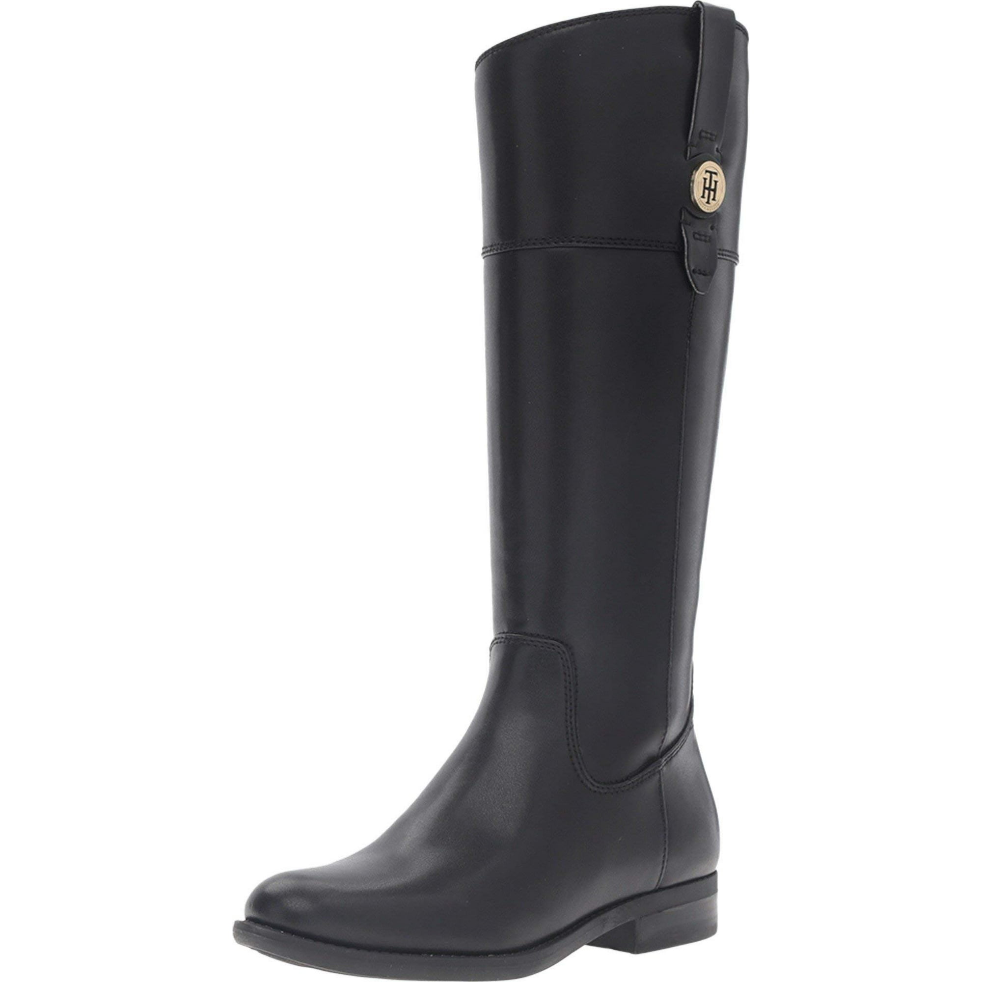 Bota Ecuestre Tommy Hilfiger Shano Para Mujer, Color Negro, Talla 6