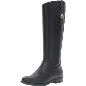Bota Ecuestre Tommy Hilfiger Shano Para Mujer, Color Negro 6.5