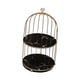 thumbnail image 3 of Postre Cupcake Stand Nordic Cosmetic Rack Para Living Room Dresser Countertop Black Gold 2 Tier, 3 of 5