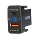 thumbnail image 5 of Cargador De Coche, Toma De Teléfono, 36W, QC3.0, Cargador Rápido Para Camry 2011-2019, Luz Azul, 40x22mm, 5 of 5