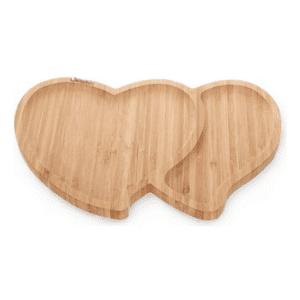 Genérico - Tabla De Picar De Madera 25Cm Corazón