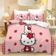 thumbnail image 1 of Hello Kitty Cartoon Duvet Cover Full Size Soft Polyester Bedding Set 3D Digital Printing King Size Bedroom Decoration Gifts for Bed Sheets, 1 of 5