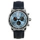 thumbnail image 1 of Reloj Cronógrafo Quartz Para Hombre Lz 14 Marine Correa De Cuero Dial Azul Hielo 88862, 1 of 2