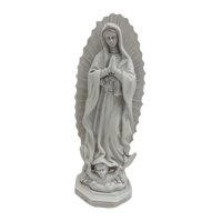 Bothyi - Estatua De La Virgen María Católica Nuestra Señora Estatuilla Regalo De Boda Religioso Gris