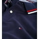 thumbnail image 2 of Polo Tommy Hilfiger con cuello a rayas para hombre, color azul marino, talla M, 2 of 2