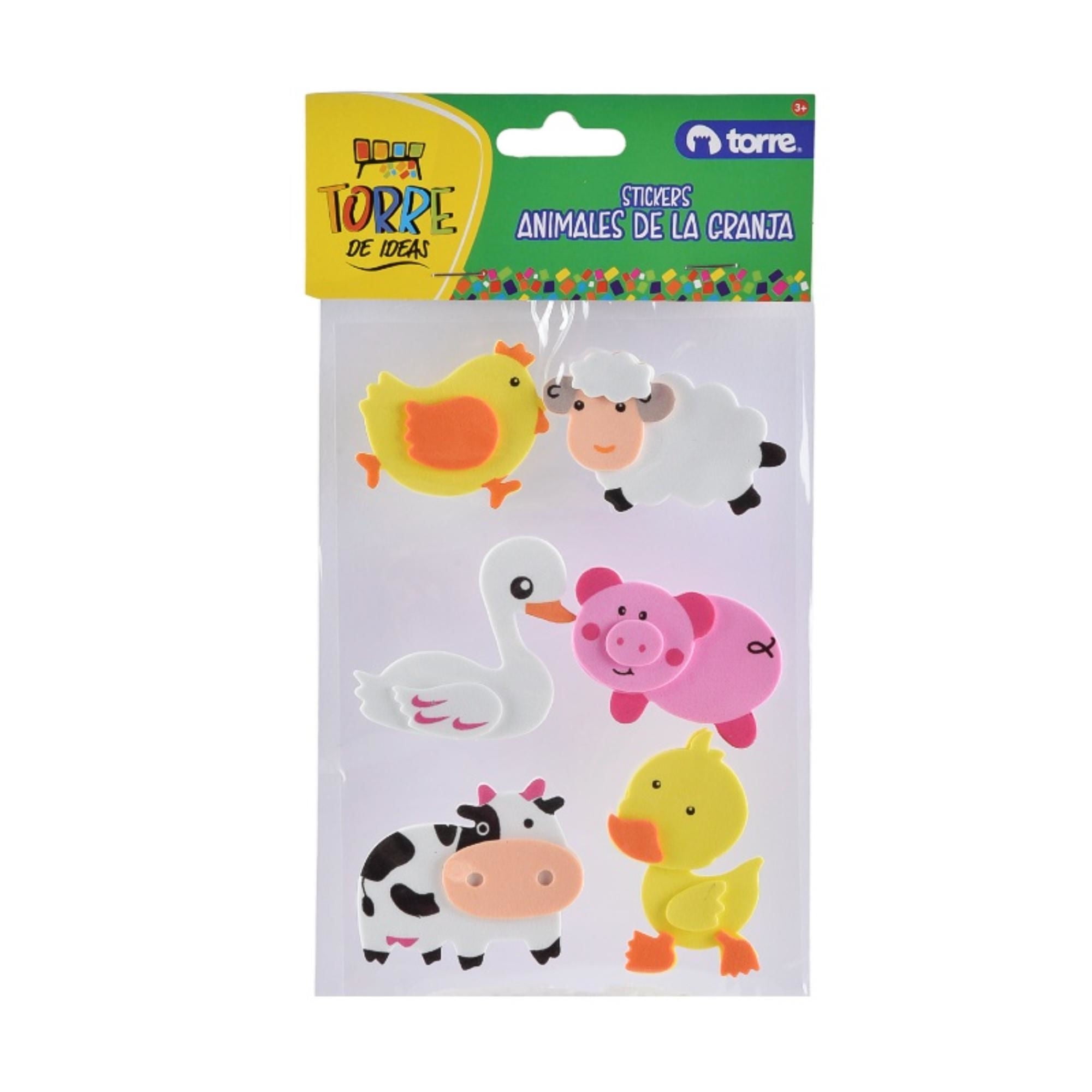 Stickers Animales De Granja/ Producto Surtido Torre