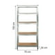 thumbnail image 2 of Estante Acero Galvanizado 5 Niveles 70x30x150 cm, 2 of 3