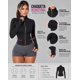 thumbnail image 4 of Chaqueta Deportiva Slim Fit Mujer Corte Crop Cierre Dorado, 4 of 4