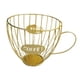 thumbnail image 2 of Soporte Multiusos Para Cápsulas De Café Con Forma De Taza De Alambre Para Mostrador De Barra De Café Dorado, 2 of 5