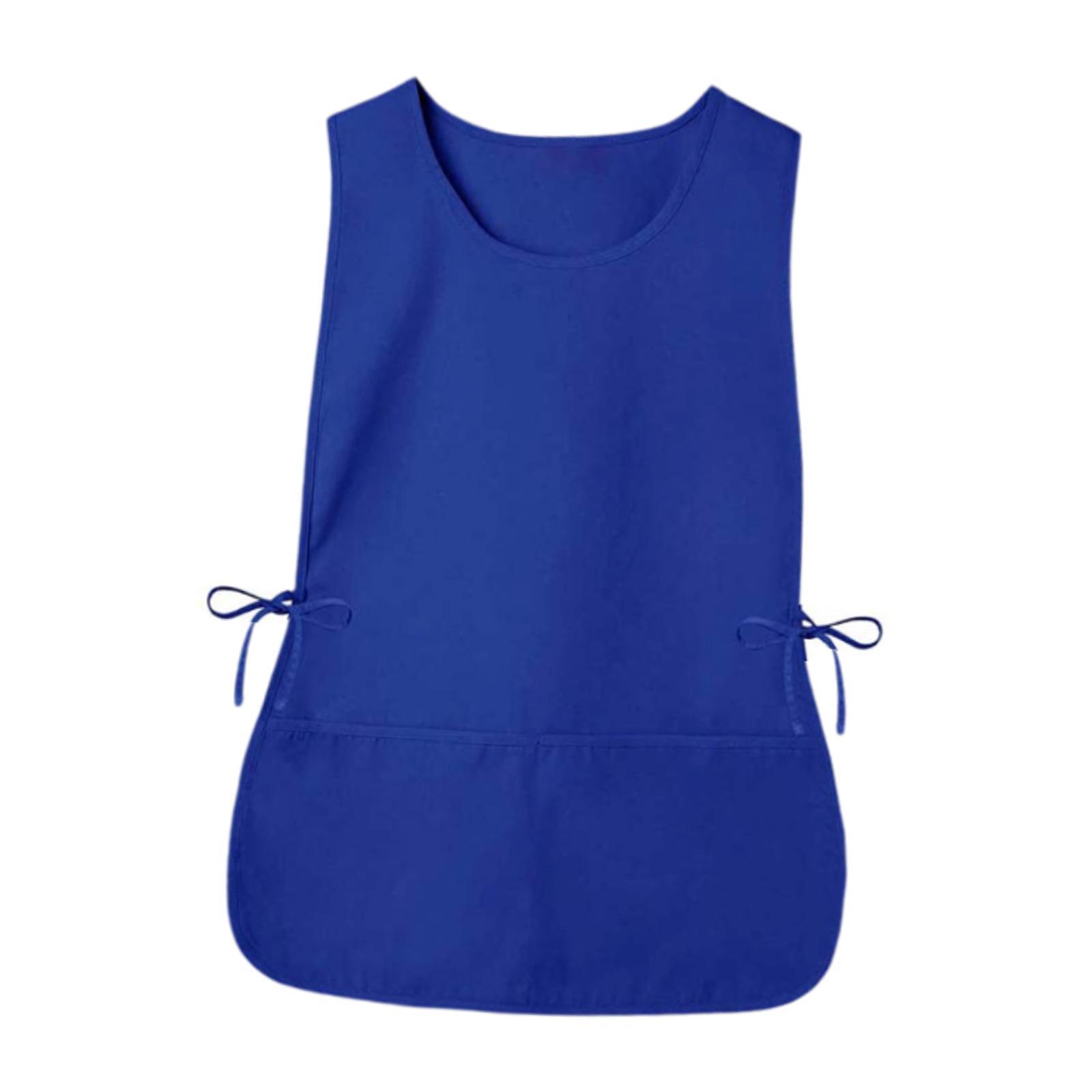 Magideal - Delantal Con Pechera Alta, Delantal De Cocina, Babero De Camarero, Delantal De Poliéster, Delantal De Cocina/Horneado Para Salón, Adulto, Café, Cosmét Azul